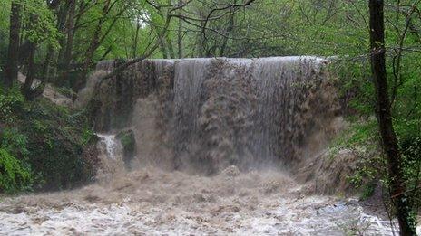 Dam at Wepre Park