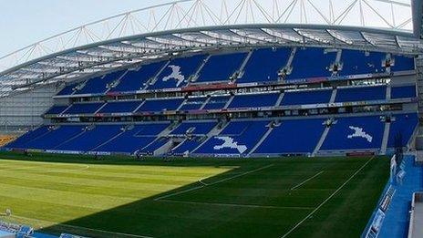 Brighton & Hove Albion's Amex Stadium