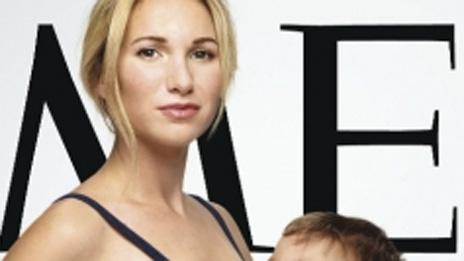 Time magazine cover of mother breastfeeding her three-year-old son