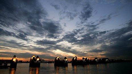 Thames flood barrier (Image: AP)