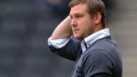 MK Dons boss Karl Robinson