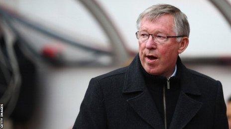 Manchester United manager Sir Alex Ferguson