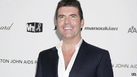 Simon Cowell at the Elton John Academy Awards