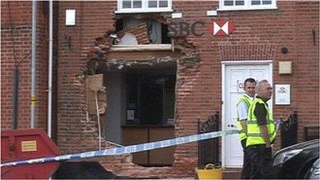 Reepham ram raid