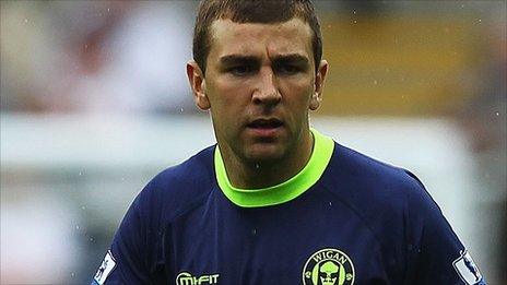 Wigan Athletic midfielder James McArthur