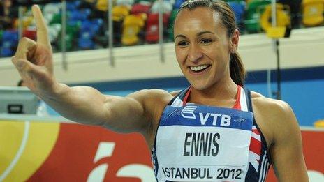 Team GB heptathlete Jessica Ennis