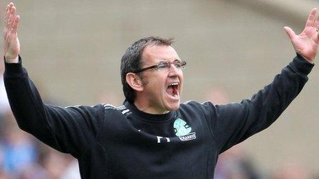 Hibernian manager Pat Fenlon