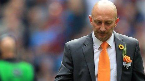 Blackpool manager Ian Holloway