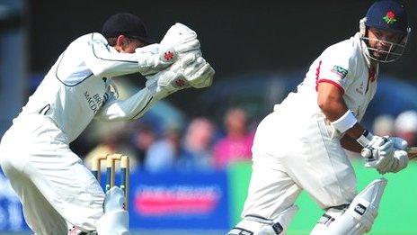 Ashwell Prince in action against Middlesex