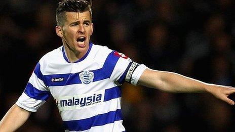 Queens Park Rangers midfielder Joey Barton