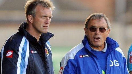 Steve Davis and Dario Gradi