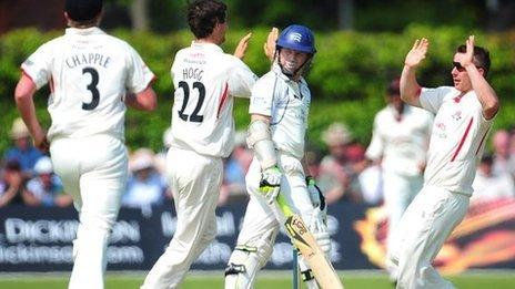 Lancashire celebrate