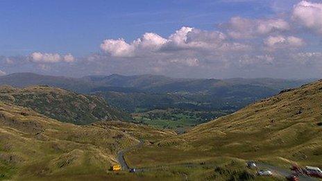 The road near Duddon Valley