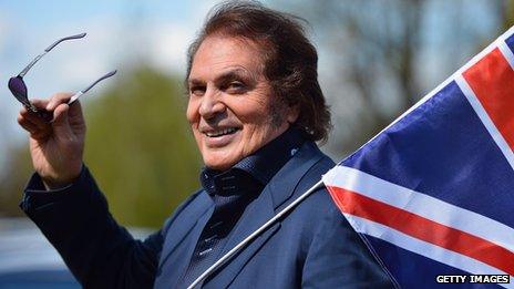 UK's Eurovision entrant Englebert Humperdinck