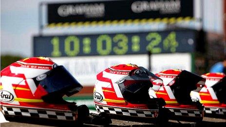 Helmets at Isle of Man TT