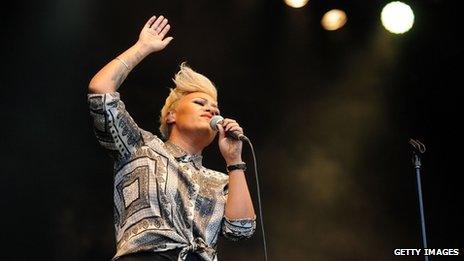 Singer Emeli Sande