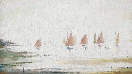 Yachts at Lytham St Anne's