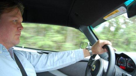 Jorn Madslien drives the Lotus Exige S