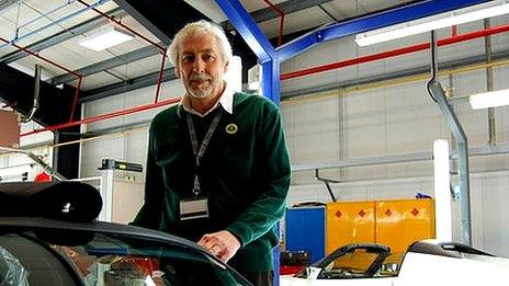 John Vigar, manager in charge of continuous improvement, development and training, Lotus Cars