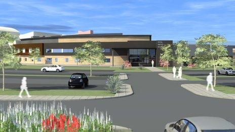 Artists's impression of the RUH cancer centre