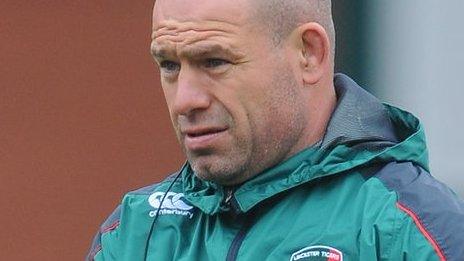 Leicester director of rugby Richard Cockerill