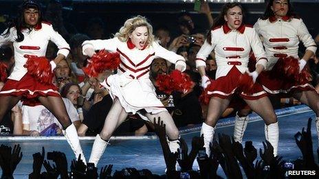 Madonna in concert in Tel Aviv