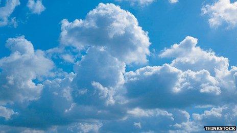 Cumulus cloud formation