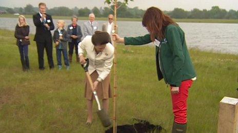 Princess Royal at National Forest in Leicestershire