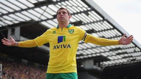 Norwich City striker Grant Holt