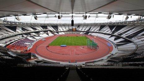 Olympic Stadium in London