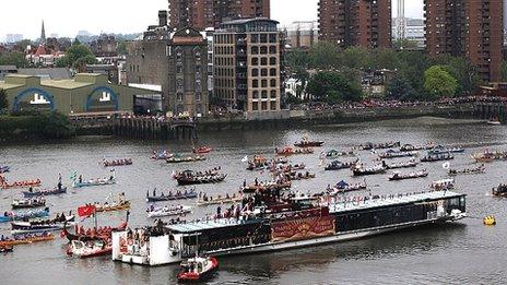 Thames jubilee flotilla