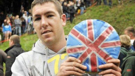 Craig Fairley with Jubilee cheese