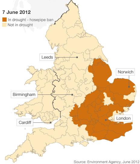 June drought map