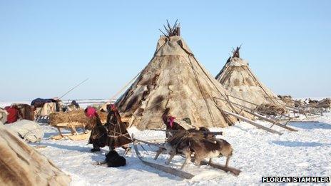 A Nenets 'chum' - or tent
