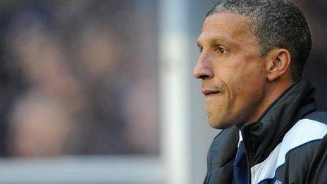 Norwich manager Chris Hughton