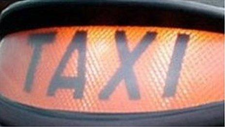 Taxi sign