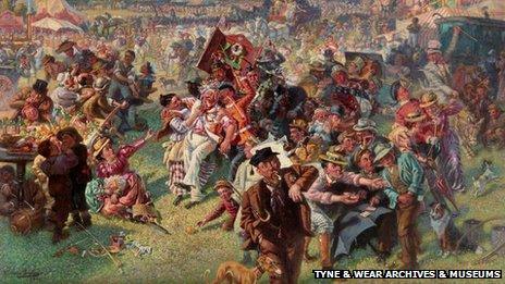 The Blaydon Races, William Irving, Shipley Art Gallery. Photo: Tyne & Wear Archives & Museums