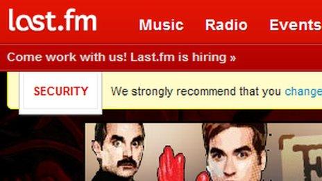 Last.fm screenshot