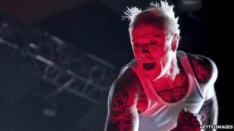 Keith Flint from The Prodigy