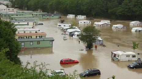 Riverside Caravan Park in Llandre, near Aberystwyth