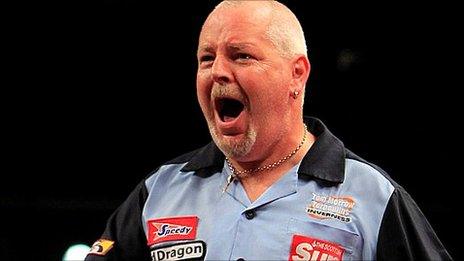 UK Open darts champion Robert Thornton