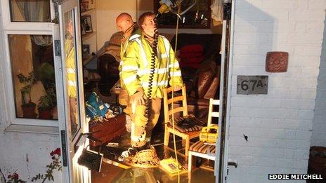 Flooding in South Terrace, Littlehampton