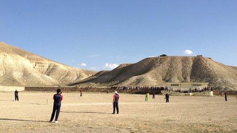 Cricket match at Khake Jabar