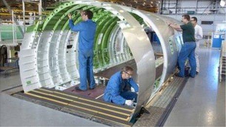 2012 Challenger 605 fuselage assembly