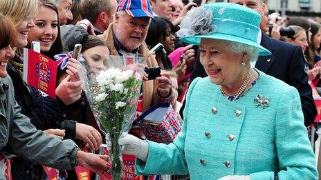The Queen in Nottingham