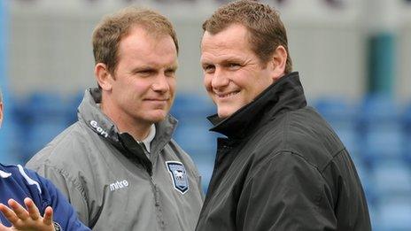 Bryan Krug with Jim Magilton