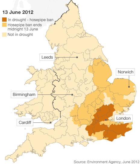 13 June drought map