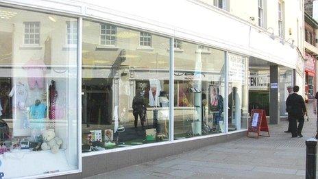 Castle Hill Arcade on Bangor's High Street