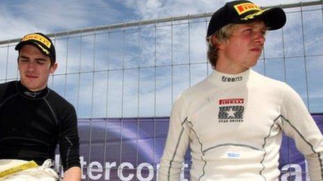 Gareth Roberts, right, with driver Craig Breen in Sicily the day before the co-driver died