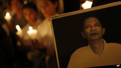 Candlelit vigil for Li Wangyang, Hong Kong (13 June)